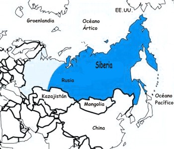 ¿Dónde está ubicada la región de Siberia?